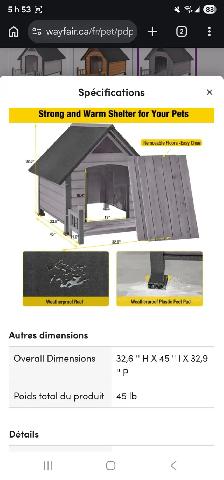 Maison a chien neuve jamais utilisé - Photo 2