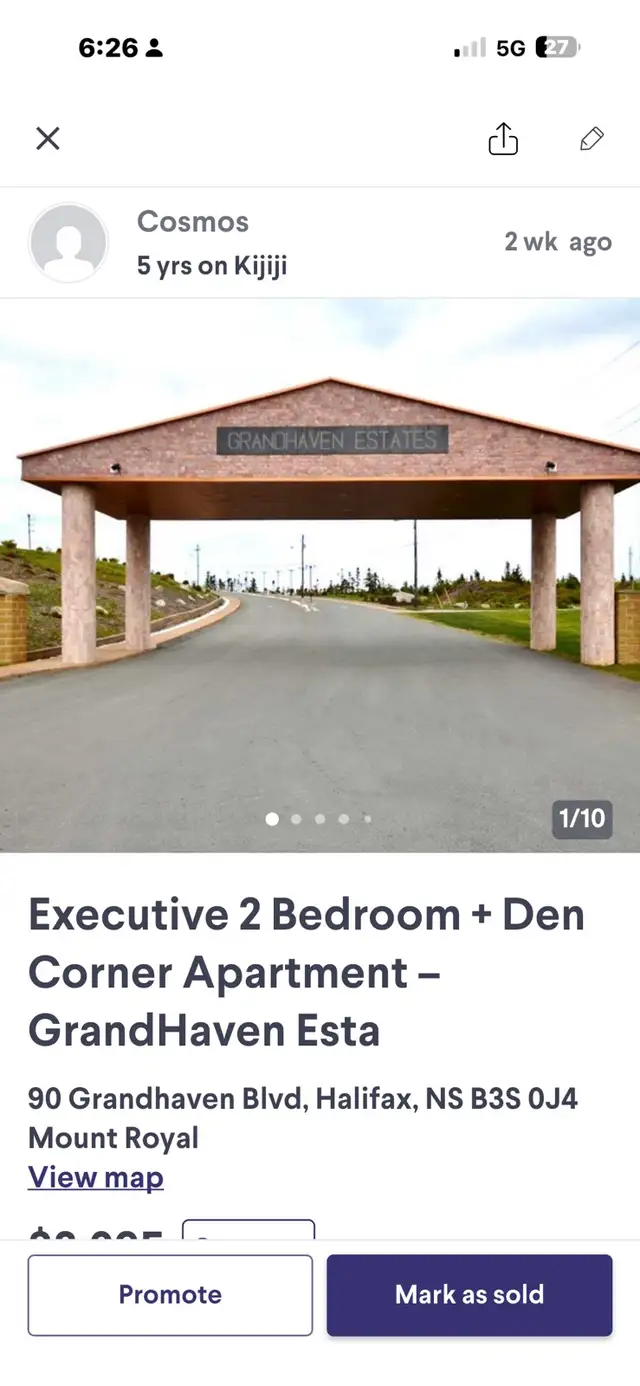 2 Bedroom & Den - July 1st
