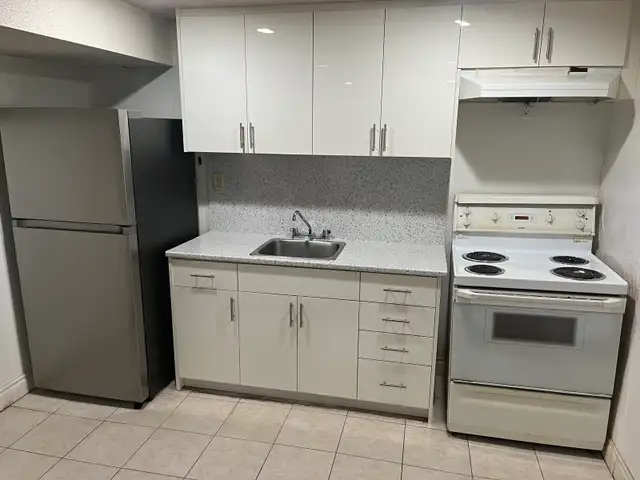 Spacious Basement Apartment for Rent at Bathurst & Steeles