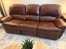 Genuine Leather Sofa and Loveseat - Photo 2