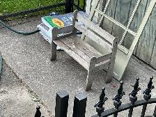 Vintage Small Wooden Garden Bench ! - Photo 3