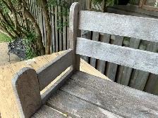 Vintage Small Wooden Garden Bench ! - Photo 5