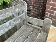 Vintage Small Wooden Garden Bench ! - Photo 7