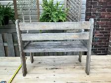 Vintage Small Wooden Garden Bench ! - Photo 8