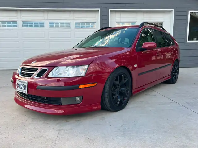 RARE  2006 Saab Aero SportCombi 2.8 V6 Turbo ChiliPepper Red