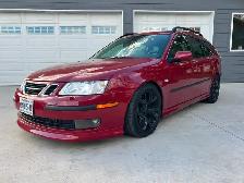 RARE  2006 Saab Aero SportCombi 2.8 V6 Turbo ChiliPepper Red