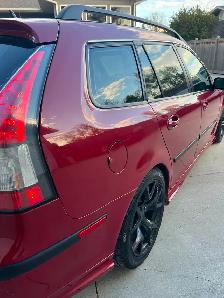 RARE  2006 Saab Aero SportCombi 2.8 V6 Turbo ChiliPepper Red - Photo 6