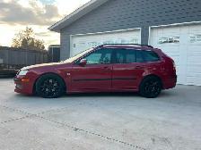 RARE  2006 Saab Aero SportCombi 2.8 V6 Turbo ChiliPepper Red - Photo 8