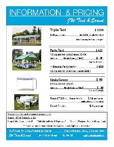 Party Tents and More: Great Price!