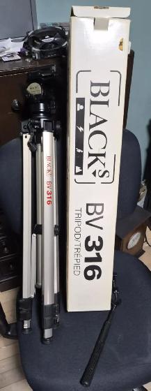 BLACK’S VIDEO/PHOTO TRIPOD – FLUID 3-WAY PANHEAD  MINT IN BOX 35 - Photo 2