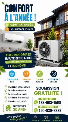 Thermopompe murale centrale