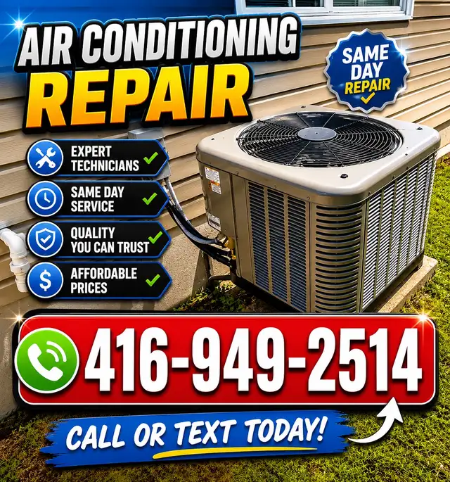 ❄️ Air Conditioning Repair | Same Day Service | 416-949-2514