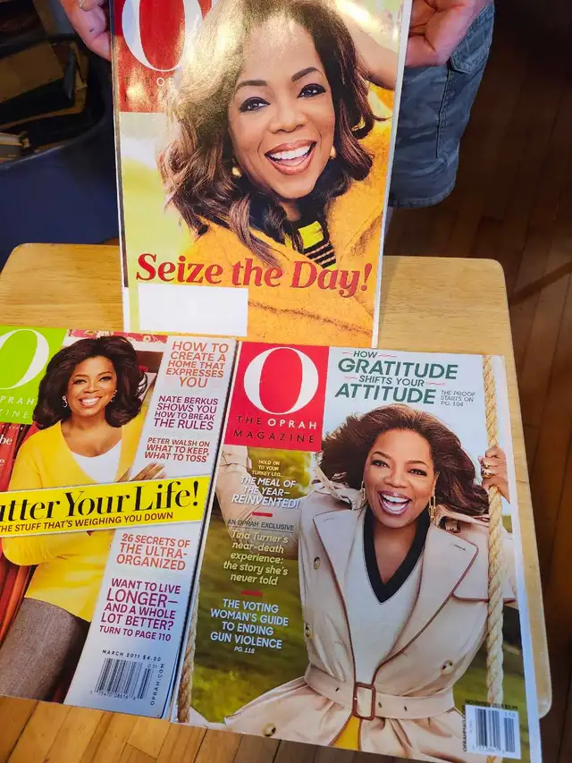 Oprah Winphey magazines