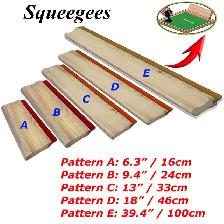 Water Squeegee 65 Durometer 007343 007345 007347 007350 007359