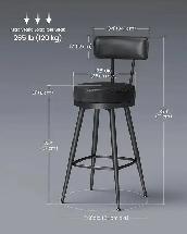 Brand New Set of 2 Swivel Counter Height Bar Stools – $178 - Photo 3