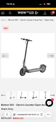 Electric Scooter Open Box Sale