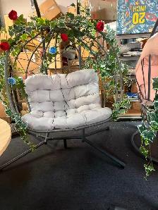 Brand New 1-Seat or 2-Seat Hanging Egg Chair From $169 to $199 - Photo 4