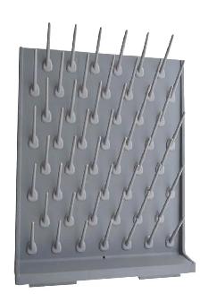 Drying Rack PP 52pegs Wall Mounted Desk Top Lab Supply 211005 - Photo 2