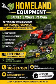 Professional Lawn Mower & Small Engine Repa