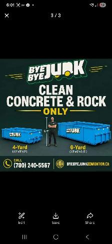 Concrete demolition bins