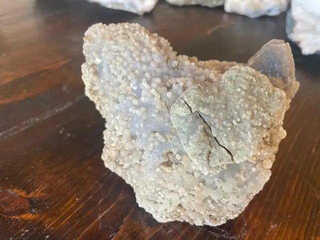 Large piece of grape agate stone