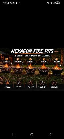 Heavy Duty Steel Fire Pits – 5 Designs, easy assembly - Photo 2