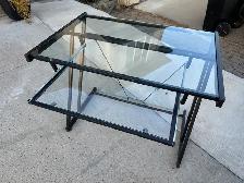 Glass & metal study desk…VERY GOOD CONDITION…ONLY $50 - Photo 2