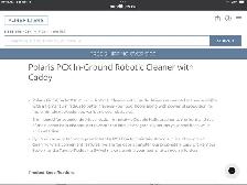 POLARIS ROBOTIC POOL CLEANER. MODEL #PCX864. NEW IN THE BOX - Photo 8