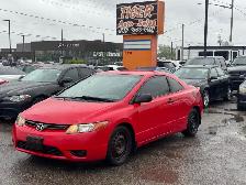 2008 Honda Civic AS IS, DX-G, RUNS GREAT, HAS RUST