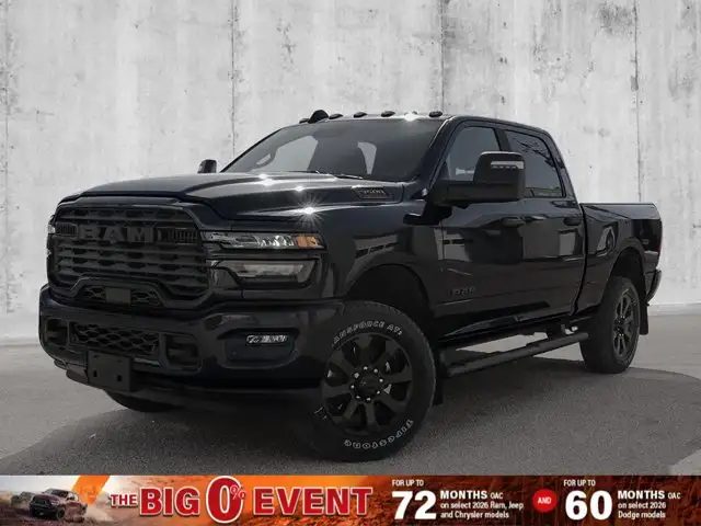 2026 Ram 3500 Big Horn Night Edition Crew 4x4 Diesel Nav