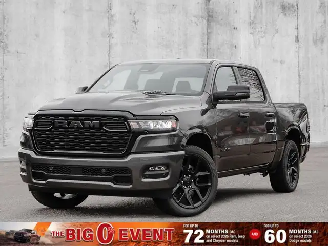 2026 Ram 1500 Sport Night Edition Crew 4x4 Sunroof Nav