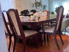 Dining Table & chairs - solid wood