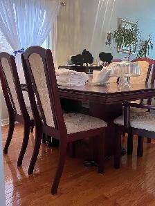 Dining Table & chairs - solid wood - Photo 2