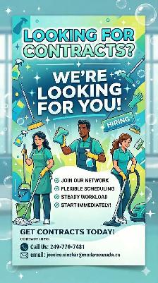 Cleaners wanted!