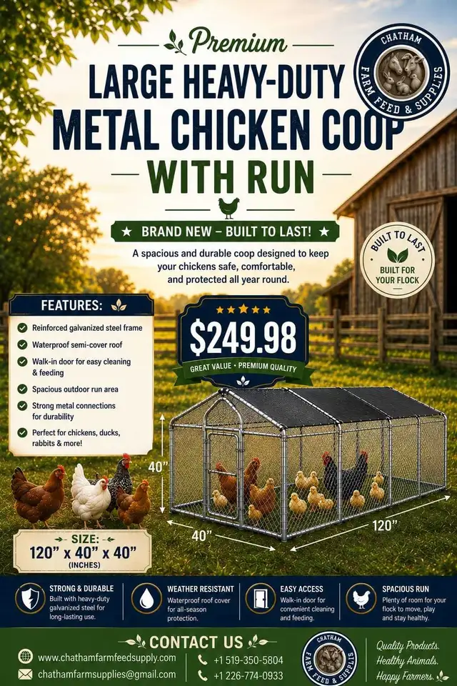 LARGE CHICKEN COOP NEW IN BOX