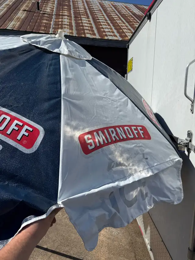 Smirnoff ice patio umbrella brand new