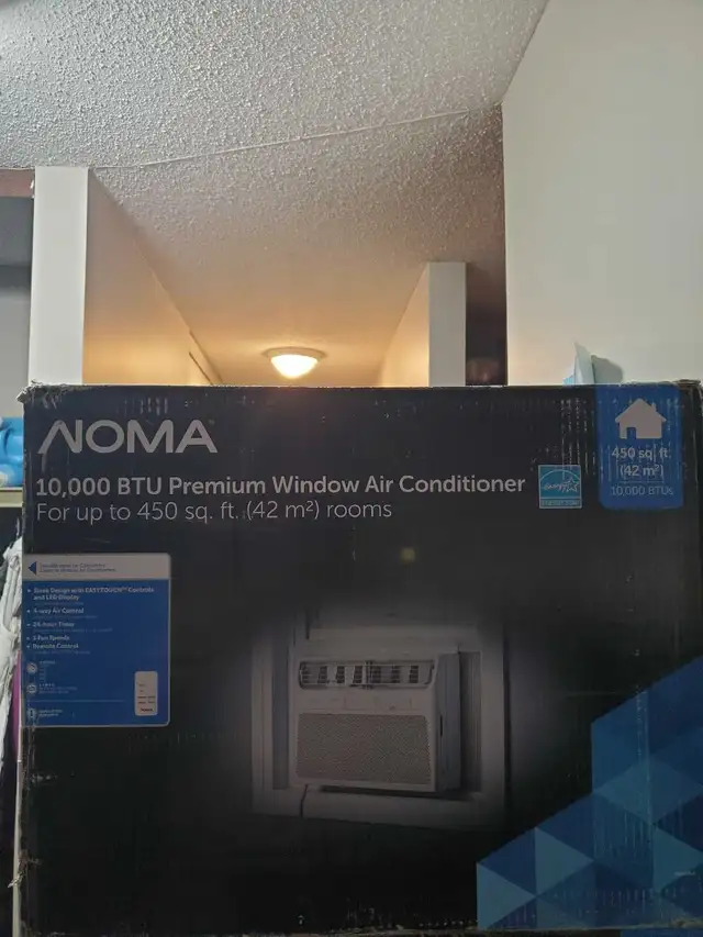 NOMA 10,000 BTU Premium Window Air Conditioner NEW STILL IN BOX
