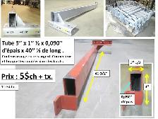 Tube 2''x2''x 0.110'' d'épais x 44'', 45'', 48'' et autres - Photo 9