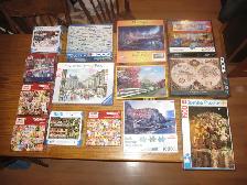 53 JIGSAW PUZZLES USED 1000 PC - Photo 4