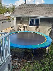 Vikan trampoline excellent condition 12’