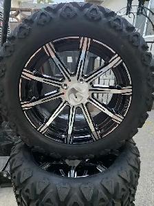 15' Golf Cart Rims & Tires (For Lifted Golf Cart)
