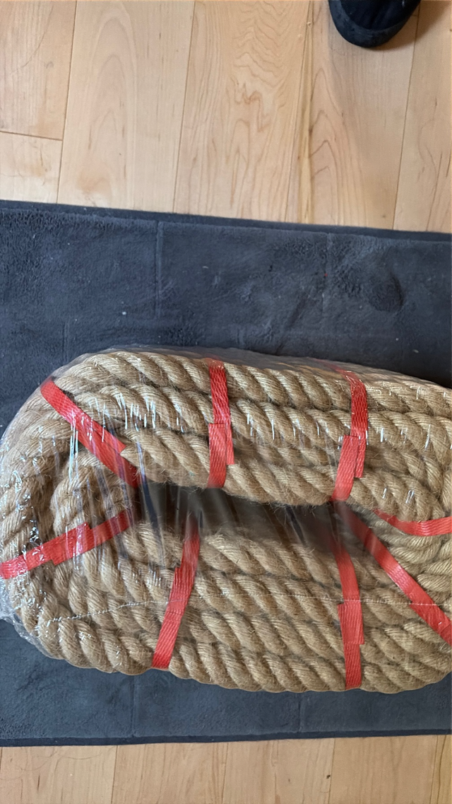 1' hemp ropes 2 x 100 feet