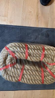 1' hemp ropes 2 x 100 feet