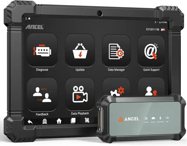 Ancel X7HD Plus 10.1'' Heavy Duty Truck Scanner New in Box