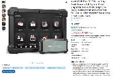 Ancel X7HD Plus 10.1'' Heavy Duty Truck Scanner New in Box - Photo 2