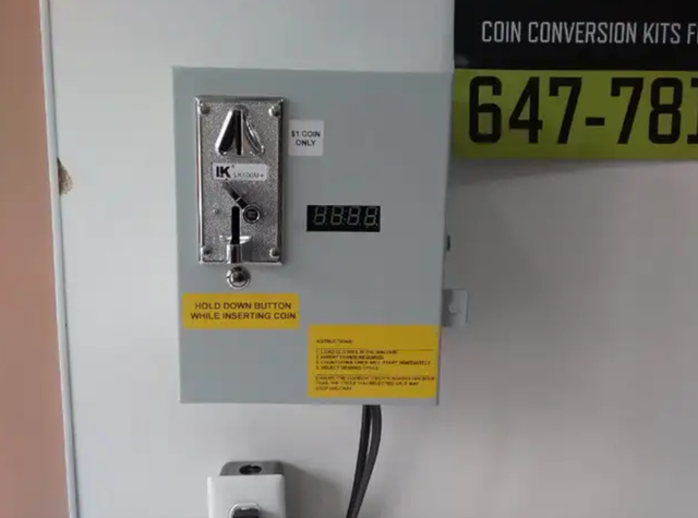 Original Coin Laundry Conversion Kit for Domestic Machines