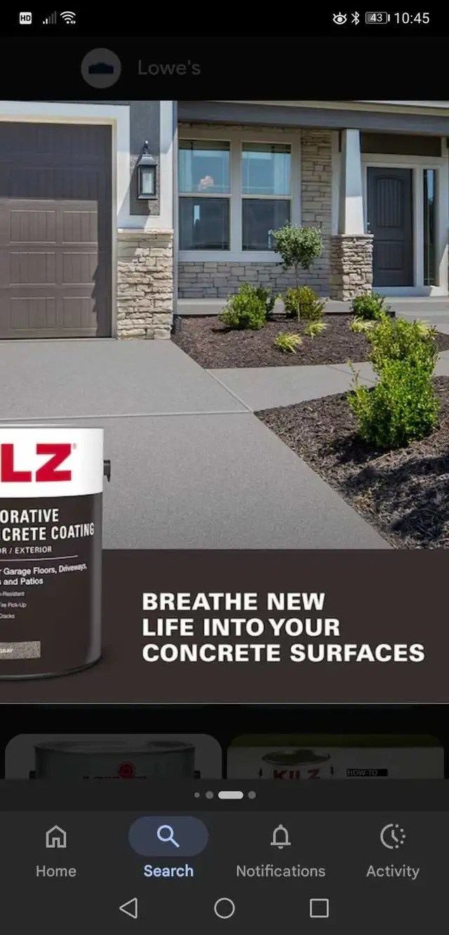 cement and concrete painting