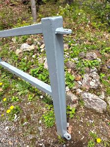 DRIVEWAY GATE STEEL - 18FT (SWING) WITH POSTS