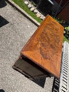 Free delivery Antique Wood Sideboard with Drawers - Photo 6