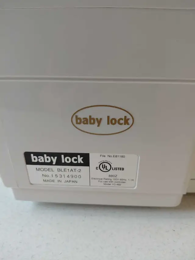 Baby Lock Serger Air Threader